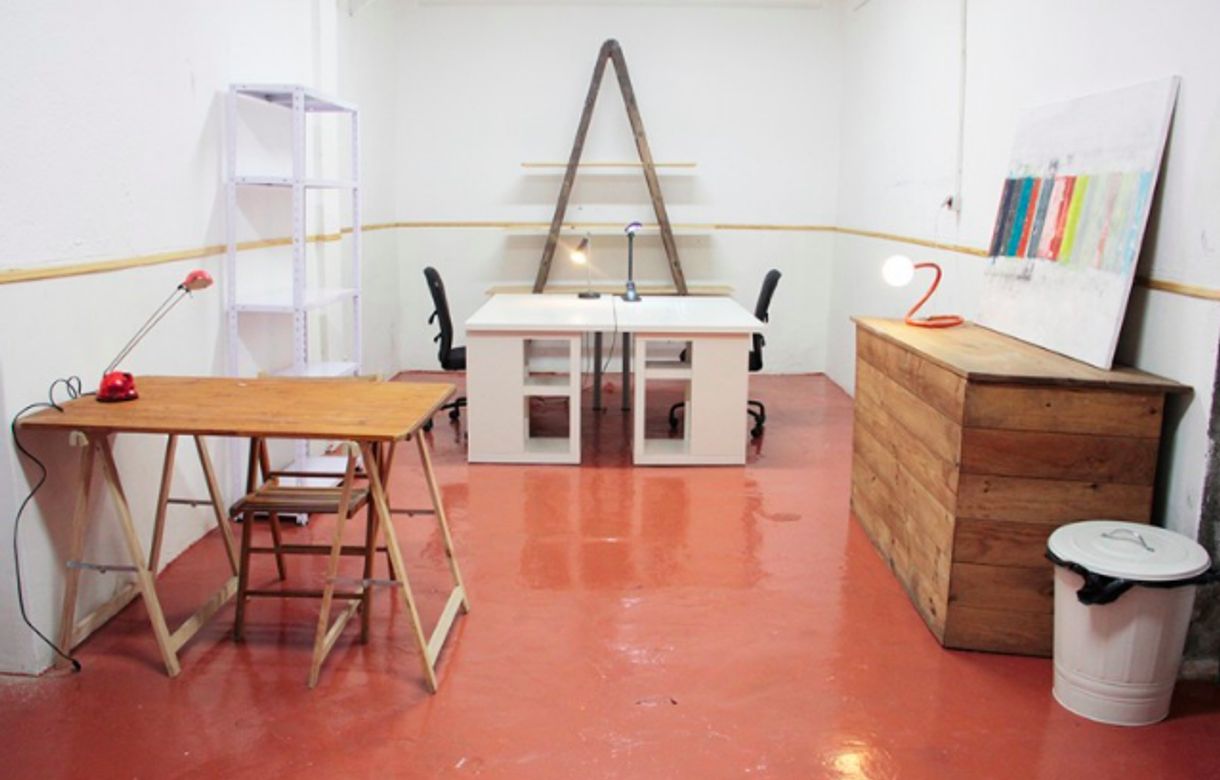 Alquiler estudio Madrid compartido por artistas y artesanos en Lavapiés