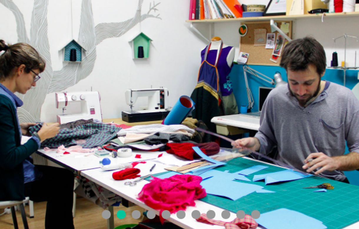 Alquiler estudio Madrid compartido por artistas y artesanos en Lavapiés