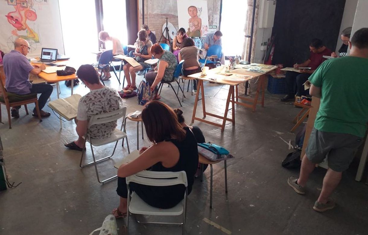 Espacio para dar clases, estudio de Ilustración y fotografía | ESPAI ESPINOSA