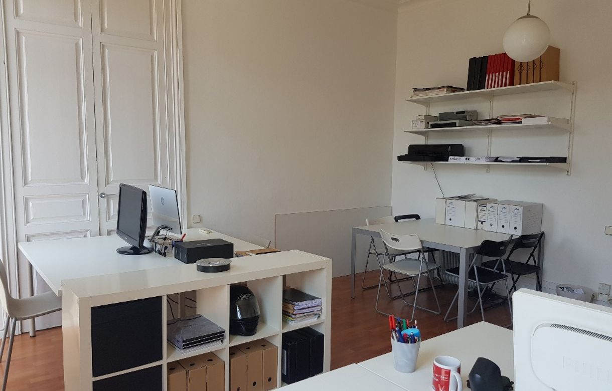 Oficina compartida en el Eixample