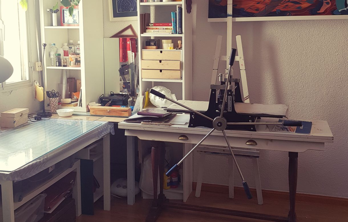 Taller compartido para clases, artistas y artesanos