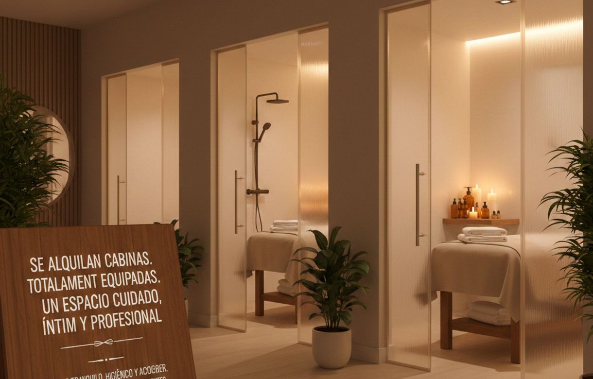 Alquiler cabinas para masajistas independientes