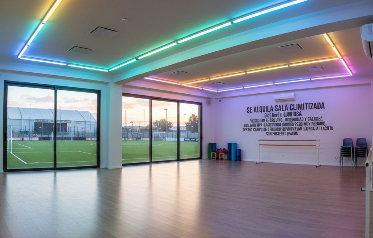 Alquiler sala en Palma | Sala 9x5m (45m2) en Palma