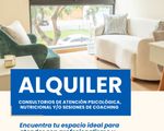 Alquiler Consultorios Psicólogos y Nutricionistas Por Horas